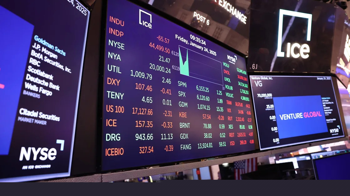 China's DeepSeek AI sows doubts about US tech edge. Nasdaq, S&P 500 slide but Dow edges up