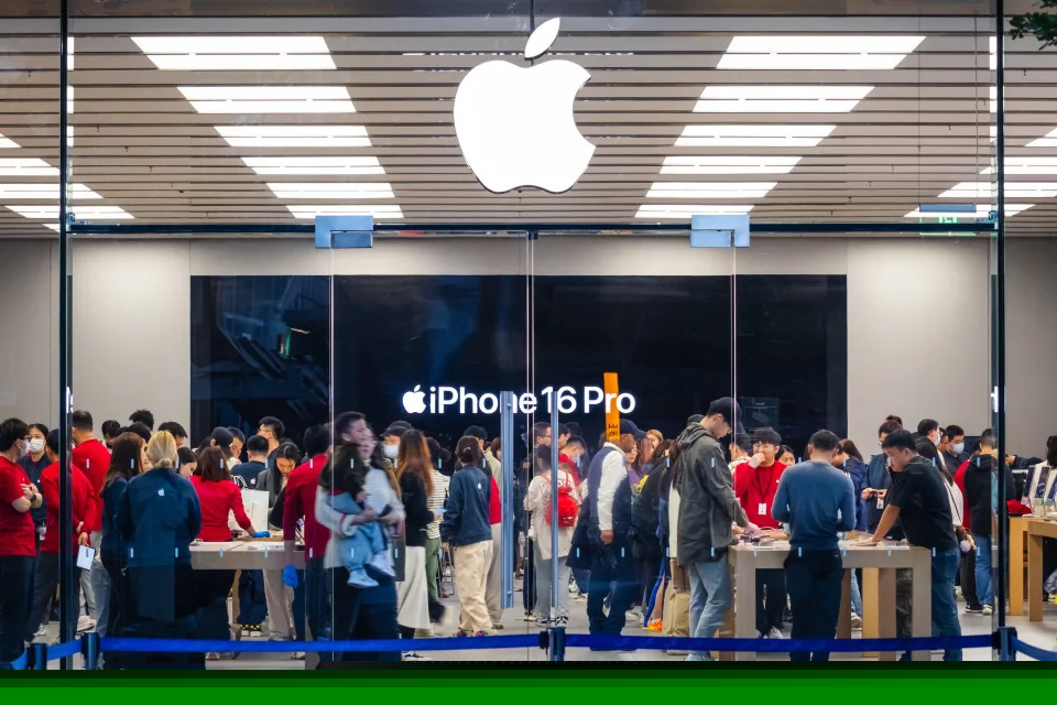 Wall Street is cautious on iPhone sales ahead of Apple earnings but analysts hope AI will shine