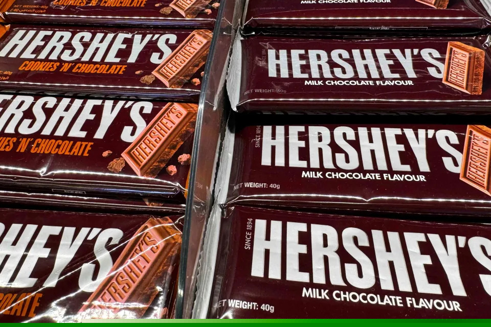 Hershey Stock Rises as Higher Prices Help Firm Offset Soaring Cocoa Costs