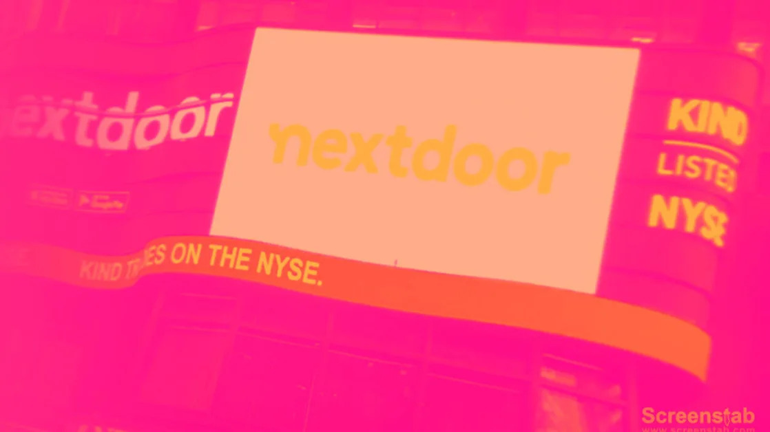 Why Nextdoor (KIND) Stock Is Falling Today