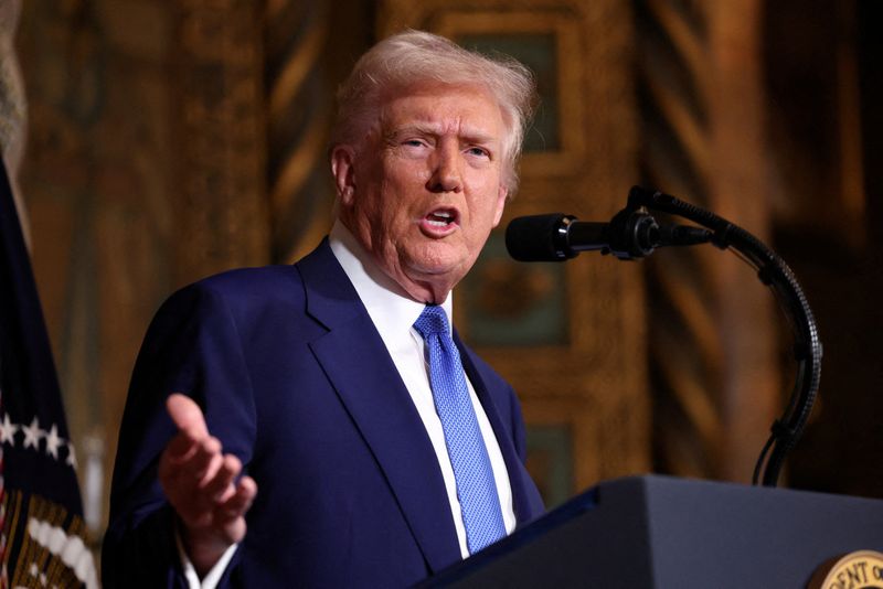 Trump reiterates plans for tariffs, criticizes CHIPS Act in Congress address