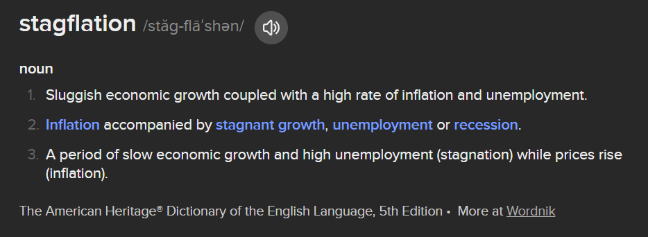 Stagflation Panic: A Misdiagosed Media Spin?