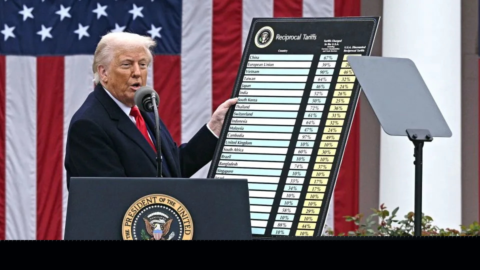 Trump’s hefty tariffs send stock markets falling