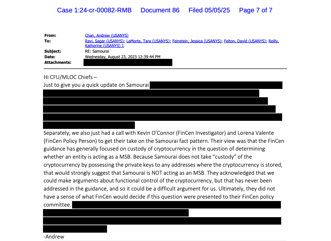 Tornado Cash dev's attorneys say prosecutors hid exculpatory evidence