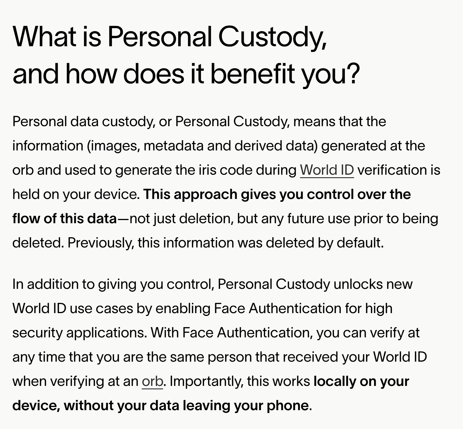 Is World’s biometric ID model a threat to self-sovereignty?