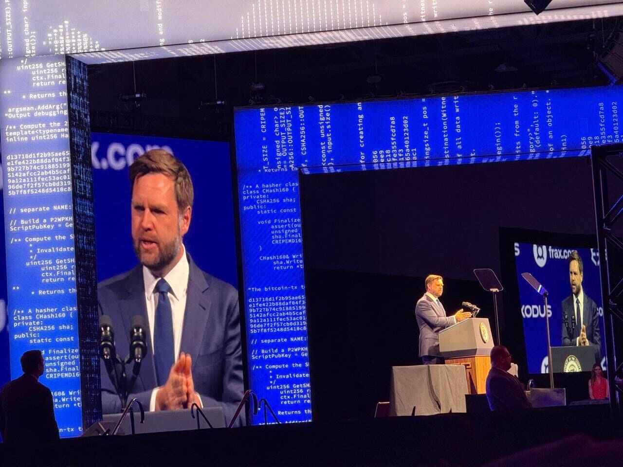 JD Vance urges Bitcoin community to embrace politics